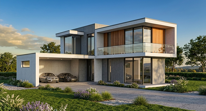 เรียน sketchup exterior