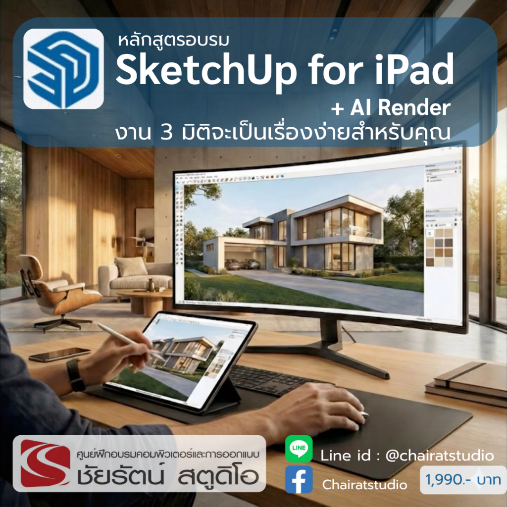 สอน sketchup for iPad