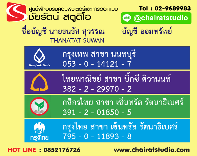 chairatstudio bank 2024